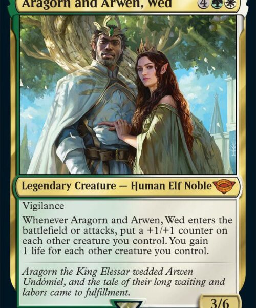 Aragorn and Arwen, Wed - Universes Beyond: The Lord of the Rings: Tales of Middle-earth