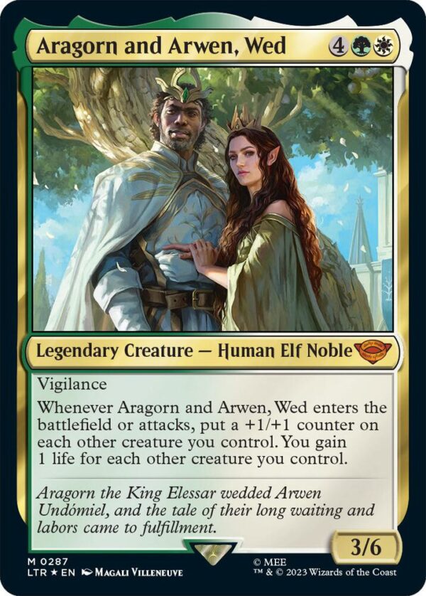 Aragorn and Arwen, Wed - Universes Beyond: The Lord of the Rings: Tales of Middle-earth