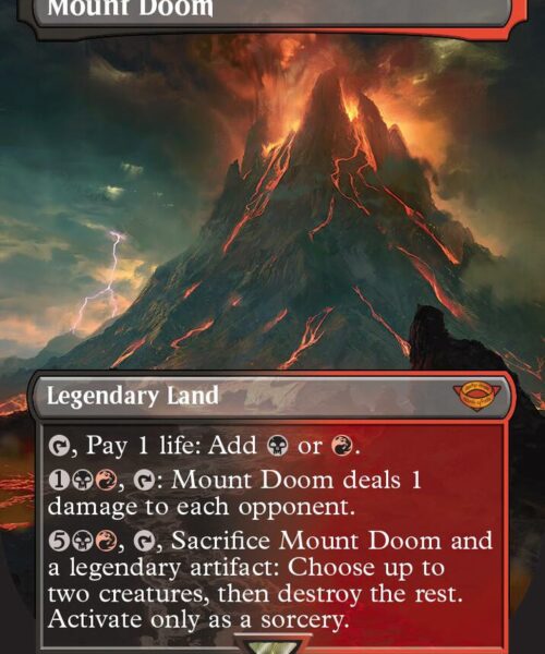 Mount Doom (Borderless) - Universes Beyond: The Lord of the Rings: Tales of Middle-earth