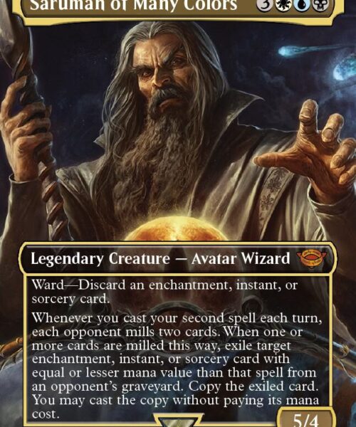 Saruman of Many Colors (Borderless) - Universes Beyond: The Lord of the Rings: Tales of Middle-earth