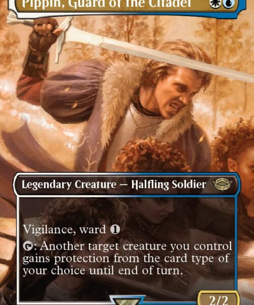 Pippin, Guard of the Citadel (Borderless) - Universes Beyond: The Lord of the Rings: Tales of Middle-earth